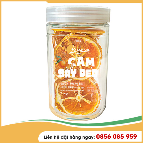 Cam Sấy Dẻo<br>Khối Lượng Tịnh: 160gr